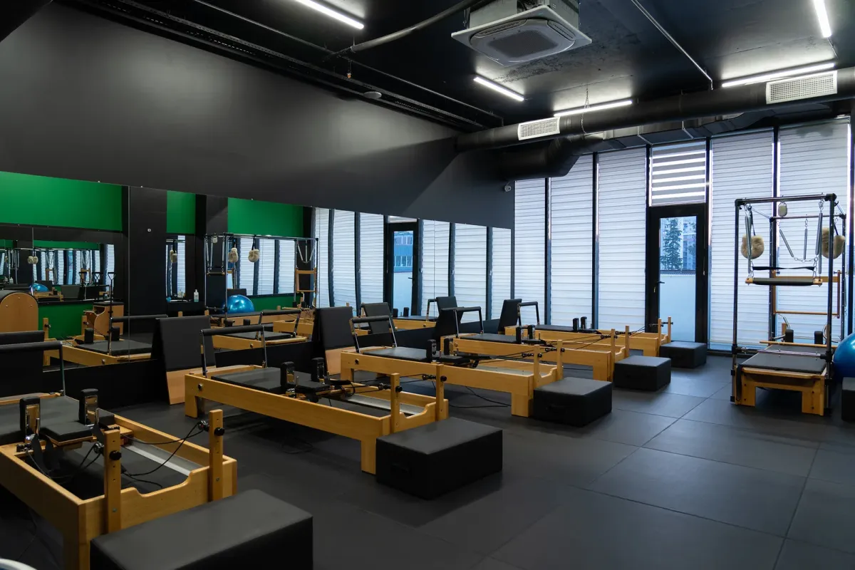 The Pilates reformer studio at Reformer